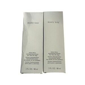 Lot of 2 Mary Kay Mint Bliss Energizing Lotion for Feet & Legs NIB FULL SIZE 3oz